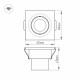 Светодиодный светильник LTM-S60x60WH 3W White 30deg  014925  Arlight