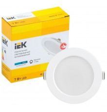 Светильник светодиодный ДВО 1611 белый круг 7Вт 4000К IP20  LDVO0-1611-07-4000-K01  IEK