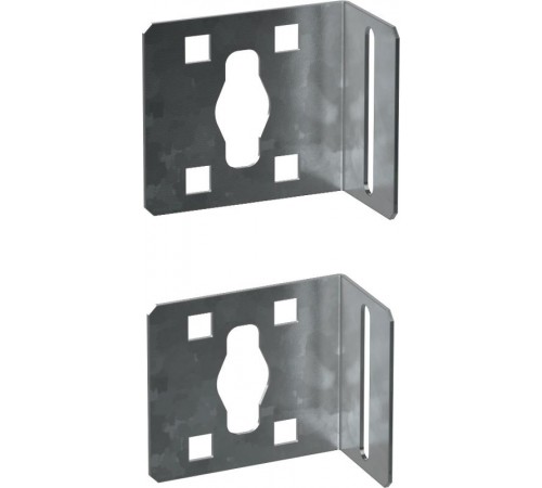 ITK by ZPAS Кронштейн угл. бл. роз. 0U (2шт/компл) РФ  ZP-SBB-Z-R  ITK