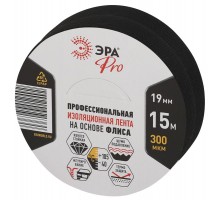 Набор изолент ЭРА SET2-PROFLEEC1915 флис черная 19мм х 15м, 300мкм (упаковка 2 шт)  Б0068354  ЭРА