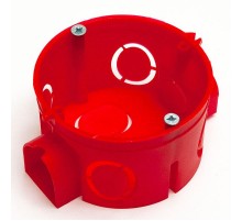 Коробка установочная 80-0500См безгалогенная (HF) 68х42 (8шт/уп)  80-0500См  Промрукав