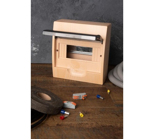 Щит распределительный навесной ЩРН-П- 8 светлое дерево IP41 EKF PROxima  pb40-n-8-light  EKF