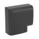 Угол плоский 90х50 мм, черный  09503A  DKC