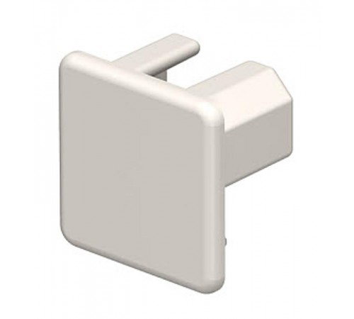 Торцевая заглушка кабельного канала WDK 20x20 мм (ПВХ,кремовый) (WDK HE20020CW)  6162509  OBO Bettermann