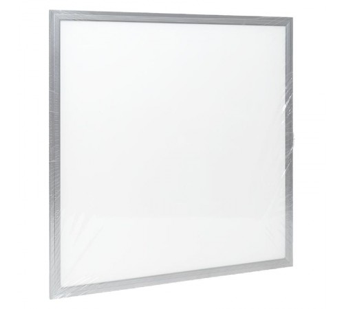 Панель светодиодная тонкая ЛУО-4007-L 36Вт 4000К IP40 серебро без драйвера 595х595х9мм 2600Лм  Basic  LPS-4007-L-36-4000  EKF