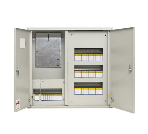 Щит учетно-распределительный встраиваемый ЩРУВ 3/48 2-х дверный (ВхШхГ) 620х660х165мм IP31 PROxima  mb13-3/48-2  EKF