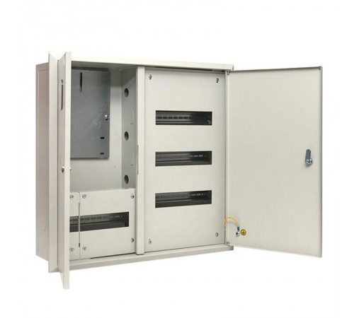 Щит учетно-распределительный встраиваемый ЩРУВ 3/48 2-х дверный (ВхШхГ) 620х660х165мм IP31 PROxima  mb13-3/48-2  EKF