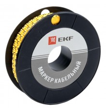 Маркер-кабельный 6,0кв.мм "A"(500шт.) (ЕС-3) EKF PROxima  plc-KM-6-A  EKF