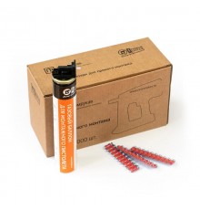 Комплект газовый баллон 165 мм и гвозди для прямого монтажа 3х16 мм (кованые) (1000 шт/уп)  PR08.22647  Промрукав