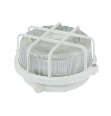 Светильник пылевлагозащищенный под лампу для ЖКХ НПП 03-005.04 У3 100Вт ЛН E27 IP54 сетка-квадрат белый  SQ0311-0001  TDM