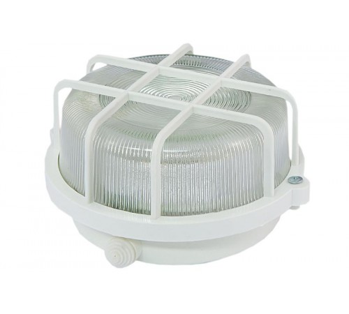 Светильник пылевлагозащищенный под лампу для ЖКХ НПП 03-005.04 У3 100Вт ЛН E27 IP54 сетка-квадрат белый  SQ0311-0001  TDM