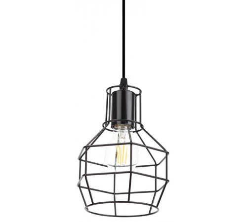 Светильник подвесной PL11 BK металл, E27, max 60W, d160 мм, черный  Б0037458  ЭРА