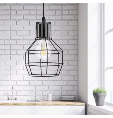 Светильник подвесной PL11 BK металл, E27, max 60W, d160 мм, черный  Б0037458  ЭРА