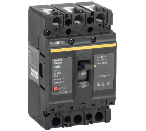Выкл. авт. ВА88-32 3Р 63А 25кА MASTER IEK  SVA10-3-0063-02  IEK
