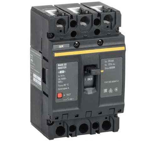 Выкл. авт. ВА88-32 3Р 63А 25кА MASTER IEK  SVA10-3-0063-02  IEK