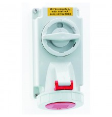 Розетка настенная с блокировкой 16А 5p IP67 I 160052-Bals I Bals