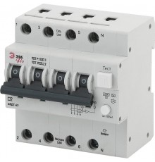 Выключатель автоматический дифференциального тока NO-902-16 АВДТ 63 3P+N C32 100мА тип А Pro  Б0031866  ЭРА