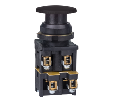 Выключатель кнопочный КЕ 022-У3-исп.3 (черный)  264506  КЭАЗ