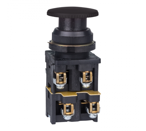 Выключатель кнопочный КЕ 022-У3-исп.3 (черный)  264506  КЭАЗ