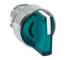 Механизм исполнительный переключателя ХB4 зеленый на 3 положения возвратный без фиксации, с подсветкой с короткой ручк IP65  XB4BD3L-G-65  EKF