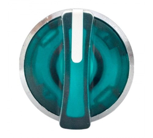 Механизм исполнительный переключателя ХB4 зеленый на 3 положения возвратный без фиксации, с подсветкой с короткой ручк IP65  XB4BD3L-G-65  EKF