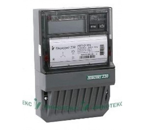 Счетчик Меркурий 230 ART-02 CN 10-100А/400В (мнтар.) ЖКИ (монт. пл.)