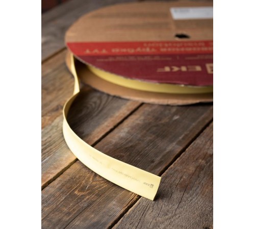 Термоусаживаемая трубка ТУТ нг 16/8 желтая EKF PROxima  tut-16-y  EKF