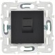 SKANDY Розетка компьютерная RJ45 кат.5E SK-K01Bl черный  SK-K10-1-K02  IEK