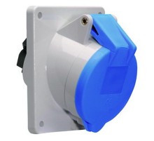 Розетка встраиваемая наклонная 32А 3р(2P+РE) 230в 6h IP44 100х92 1229* I 1229*-Bals I Bals