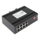 Промышленный неуправляемый коммутатор U-8GTP, 8 портов 10/100/1000Base-T(X) RJ45 c PoE, монтаж на динрейку TSX TSX-U-8GTPEKF