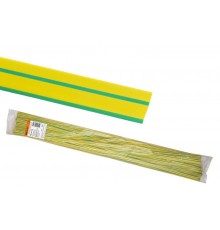 Термоусаживаемая трубка ТУТнг 16/8 желто-зеленая по 1м (50 м/упак)  SQ0518-0238  TDM
