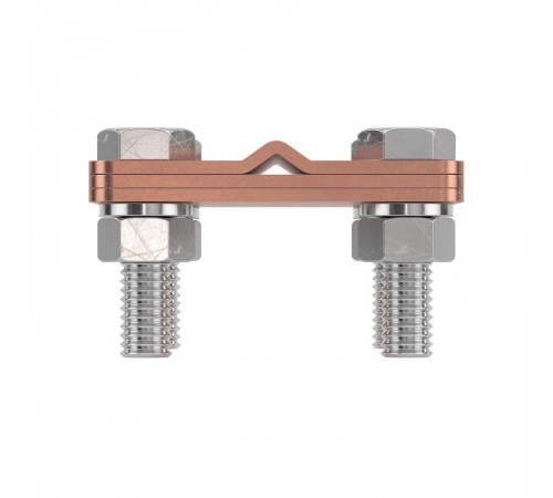 Соединитель пруток - полоса, 57х57 мм, медь  NG3102CU  DKC