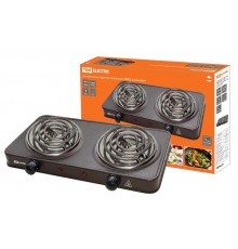 Электроплитка двухконф. ЭПС2 230 В, 2х1 кВт, спираль, коричневая,  SQ2504-0015  TDM