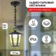 Садово-парковый светильник ДСУ 07-8-002 У1 "Марсель 1" черный 8Вт светодиодный подвесной  Б0057520  ЭРА