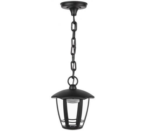 Садово-парковый светильник ДСУ 07-8-002 У1 "Марсель 1" черный 8Вт светодиодный подвесной  Б0057520  ЭРА