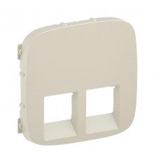 Valena ALLURE Сл.кость Накладка розетки комп 2-ой/ТЛФ+комп  755426  Legrand