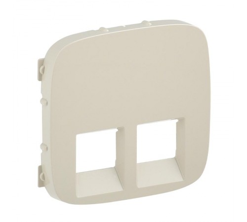 Valena ALLURE Сл.кость Накладка розетки комп 2-ой/ТЛФ+комп  755426  Legrand