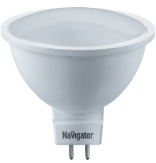 Лампа светодиодная LED 5Вт GU5.3 12В 3000К NLL-MR16-5-12-3K-GU5.3 MR16  94262  Navigator