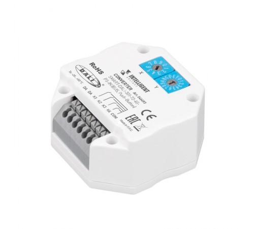 INTELLIGENT ARLIGHT Конвертер SMART-DALI-301-72-4G-PS-IN (BUS, Push-Button) (IARL, IP20 Пластик, 5 лет) 046493 Arlight
