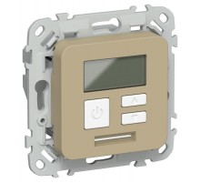 FLITE Термостат электронный с дисплеем 16А Т-ФлХ хаки  FI-RT11-K59  IEK