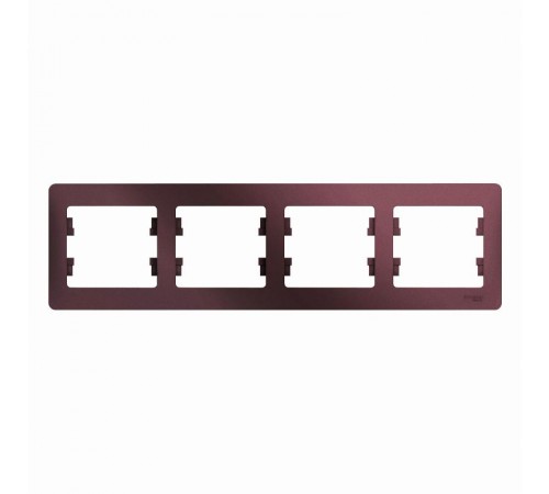 Glossa Баклажановый Рамка 4-ая, горизонтальная  GSL001104  SE