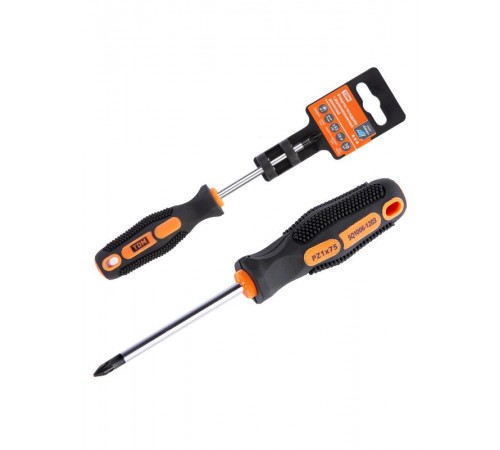 Отвертка позидрайв двухкомпонентная, CR-V тип PZ1x75, серия "Алмаз"  SQ1006-1203  TDM