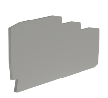 Крышка для трехуровневой клеммы на 2,5 кв.мм  ZEFT251GR  DKC