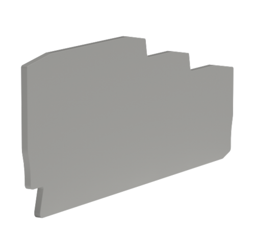 Крышка для трехуровневой клеммы на 2,5 кв.мм  ZEFT251GR  DKC