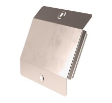 Крышка угла вертикального внешнего 45 градусов Стандарт INOX (AISI 409) 200  PR16.2982  Промрукав