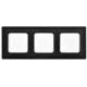 FLITE Рамка 3-местная IP55 Рпро-3-55-ФлЧ черный  FI-M30-32-55-K02  IEK