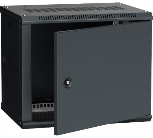 Шкаф LINEA W 9U 600x450 мм дверь металл, RAL9005  LWR5-09U64-MF  ITK