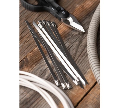 Хомут AISI 316 из нержавеющей стали, 4.6x200 (100 шт.) FlexLock PROximaplc-fl-tss-316-4.6x200EKF