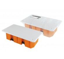 Коробка распределительная с/у 172х96х45мм, крышка, пл. лапки, IP20, инд. штрихкод,  SQ1403-1026  TDM