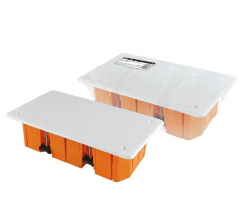 Коробка распределительная с/у 172х96х45мм, крышка, пл. лапки, IP20, инд. штрихкод,  SQ1403-1026  TDM